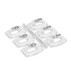 Держатель самоклеящийся для проводов и гирлянд ТУНДРА krep, 25×20×12 мм, многоразовые - Фото 5