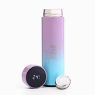 Термос «Ты у себя одна», 500 мл, с ситечком, с датчиком температуры - Фото 2