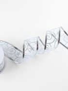 Лента капроновая с металлической нитью «Вензеля», 38 мм, 2.7±0.5 м, цвет серебряный - Фото 3