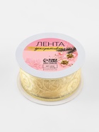 Лента капроновая с металлической нитью «Вензеля», 38 мм, 2.7±0.5 м, цвет золотой - фото 118564478