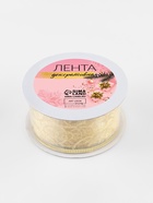 Лента капроновая с металлической нитью «Вензеля», 38 мм, 2.7±0.5 м, цвет золотой - Фото 4