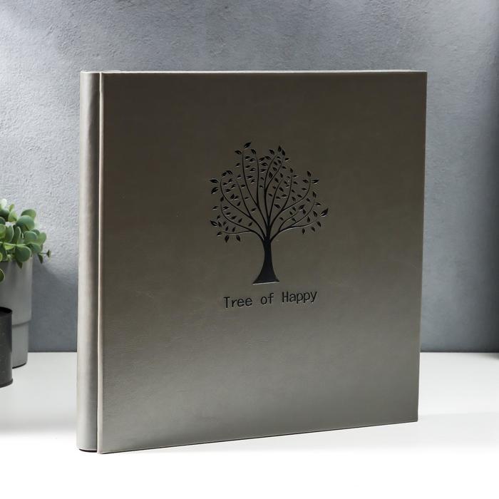 Фотоальбом на 600 фото 10×15 «Деревце», серый - Фото 1