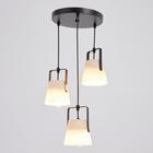 Светильник ЭкономСвет «Нэнси», подвесной, 3×25 Вт, Е27, чёрный, 33×33×20(75)см - Фото 2