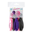 Воздушные шары латексные 12" «Доченька, С Днём рождения», 5 шт. - Фото 2