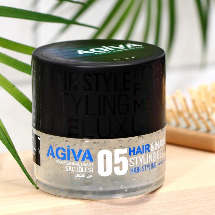 Гель для укладки волос ПРОЗРАЧНЫЙ AGIVA  Hair Gel 05 Transparent, 200 мл - Фото 1
