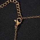 Колье «Цепь» линии звёзд, цвет золото, 40 см - фото 24422569