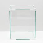 Аквариум "Куб", покровное стекло, 19 литров, 25 x 25 x 30 см, белые уголки - Фото 2