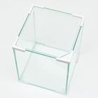 Аквариум "Куб", покровное стекло, 19 литров, 25 x 25 x 30 см, белые уголки - Фото 3