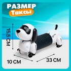 Робот собака «Такса» ZHORYA, на пульте управления, интерактивный: звук, свет, на аккумуляторе, на русском языке - Фото 2