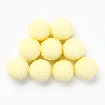 Бомбочки для ванны «CRAZY лимон», 9×20 г, BEAUTY FOOD