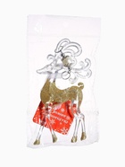 Ёлочная игрушка «Зимнее волшебство. Олень с узорными рогами», 9×16 см, прозрачно-золотой, МИКС - Фото 13