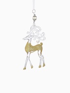 Ёлочная игрушка «Зимнее волшебство. Олень с узорными рогами», 9×16 см, прозрачно-золотой, МИКС - Фото 9