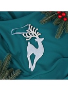 Ёлочная игрушка «Зимнее волшебство. Олень - изящный рога», 8×18 см, белый - Фото 2