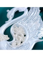 Ёлочная игрушка «Зимнее волшебство. Лебедь величие», 10×11 см, белый - Фото 3