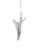 Ёлочная игрушка «Зимнее волшебство. Лебедь величие», 10×11 см, белый - Фото 9