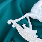 Ёлочная игрушка «Зимнее волшебство. Олень магический блеск» пластик, 11×11 см, белый - Фото 2