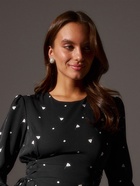 Клипсы «Грейс» капля в огранке, цвет белый в чернёном серебре - Фото 2