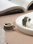 Клипсы для ушей QF «Грейс», шарики, цвет чернёное серебро - Фото 5