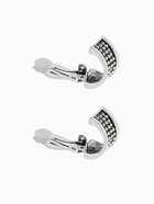 Клипсы для ушей QF «Грейс», шарики, цвет чернёное серебро - Фото 7