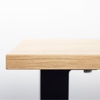 Стол «Атлант – 02», 1200(1700)×800×750 мм, цвет дуб небраска/опора чёрный 7127248