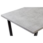 Стол «Атлант – 04», 1100×700×750 мм, цвет бетон чикаго светлый/опора чёрный 7127250