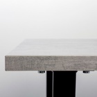 Стол «Атлант – 04», 1100×700×750 мм, цвет бетон чикаго светлый/опора чёрный 7127250