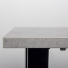 Стол «Атлант – 04», 1100×700×750 мм, цвет бетон чикаго светлый/опора чёрный 7127250