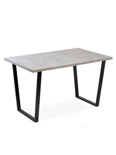 Стол «Атлант – 10», 1620×950×750 мм, цвет бетон чикаго светлый/опора чёрный