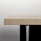 Стол «Атлант – 10», 1620×950×750 мм, цвет галифакс белый/опора чёрный - Фото 3