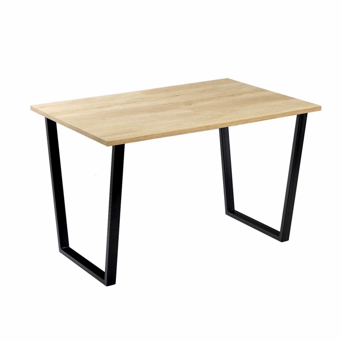 Стол «Атлант – 10», 1620×950×750 мм, цвет дуб небраска/опора чёрный - Фото 1