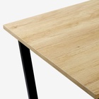 Стол «Атлант – 10», 1620×950×750 мм, цвет дуб небраска/опора чёрный - Фото 2