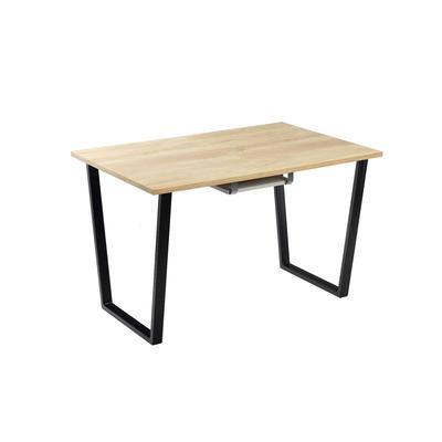 Стол «Атлант – 12», 1300(1800)×800×750 мм, цвет дуб небраска/опора чёрный