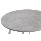 Стол ГЕРМЕС D-940 Бетон Чикаго светлый/Опора Гермес, Гаспар-К, Белый - Фото 2