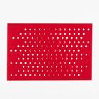 Салфетка сервировочная Доляна «Узоры», 30×45 см, цвет красный - Фото 2