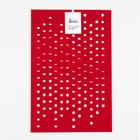 Салфетка сервировочная Доляна «Узоры», 30×45 см, цвет красный - Фото 5