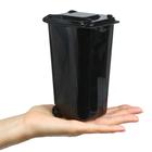 Контейнер под мелкий мусор, 8×10×15.5 см, черный