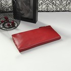 Кошелёк женский "Дамиана", 3 отдела, отдел для кредиток, наружный карман 19 см, цвет красный - Фото 2