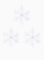 Ёлочные игрушки набор 3 шт. «Зимнее волшебство. Снежинка - пушинка», d=10 см, белый (11 шт) - фото 809204246 Ёлочные игрушки набор 3 шт. «Зимнее волшебство. Снежинка - пушинка», d=10 см, белый (11 шт) - фото 809204246