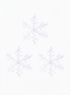 Ёлочные игрушки набор 3 шт. «Зимнее волшебство. Снежинка - пушинка», d=14 см, белый - фото 119623199