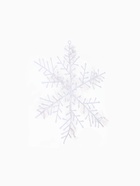 Ёлочные игрушки набор 3 шт. «Зимнее волшебство. Снежинка - пушинка», d=21 см, белый - Фото 6