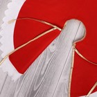 Полянка под ёлку "Белые рюши" 60 см, красный - Фото 3