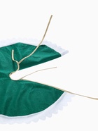 Коврик под ёлку «Рюши» d=60 см, зелёный 811355