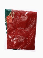 Коврик под ёлку «Зелёные рюши» 100 см, красно-зелёный 811357