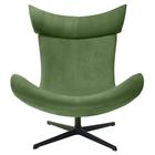 Кресло Imola, 900 × 900 × 1050 мм, искусственная замша, цвет зелёный - Фото 1