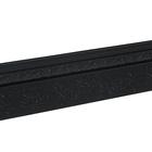 Самоклеящийся ПВХ плинтус 3D черный с узором, 2,3м - фото 9335135
