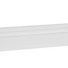 Самоклеящийся ПВХ плинтус 3D белый с узором, 2,3м - фото 9335138