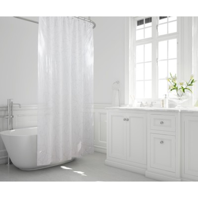 Штора для ванной комнаты Prisma, 180×200 см, ПВХ, цвет белый
