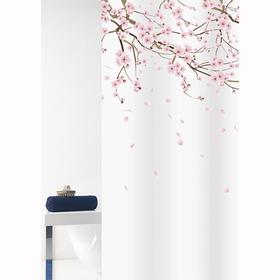 Штора для ванной комнаты Sakura, 180×200 см