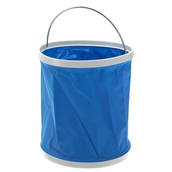 Ведро складное, автомобильное, 13 л, синий - Фото 1