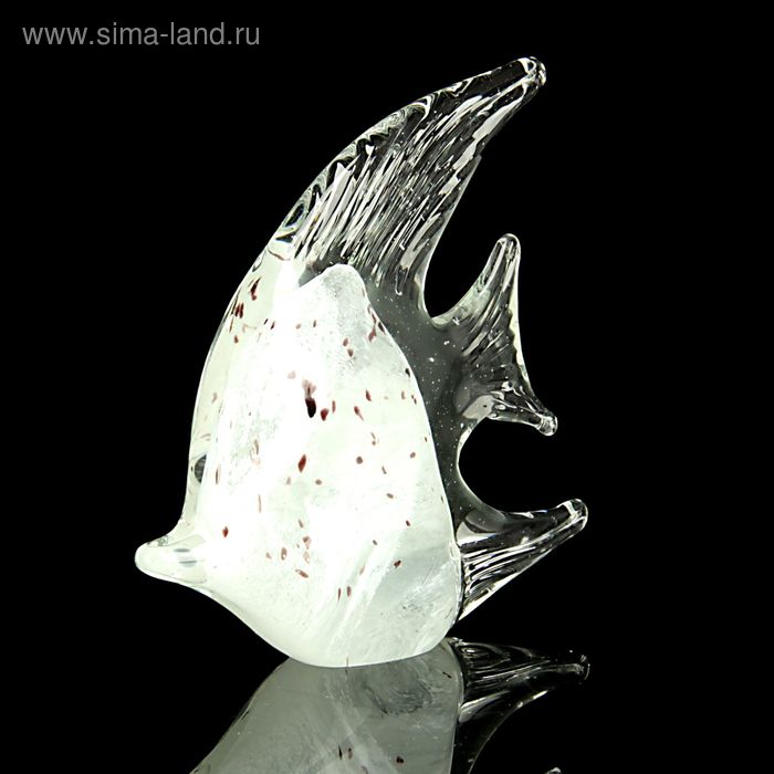 Сувенир стекло "Рыбка с пятнышками" 2,5х12х10,2 см - Фото 1